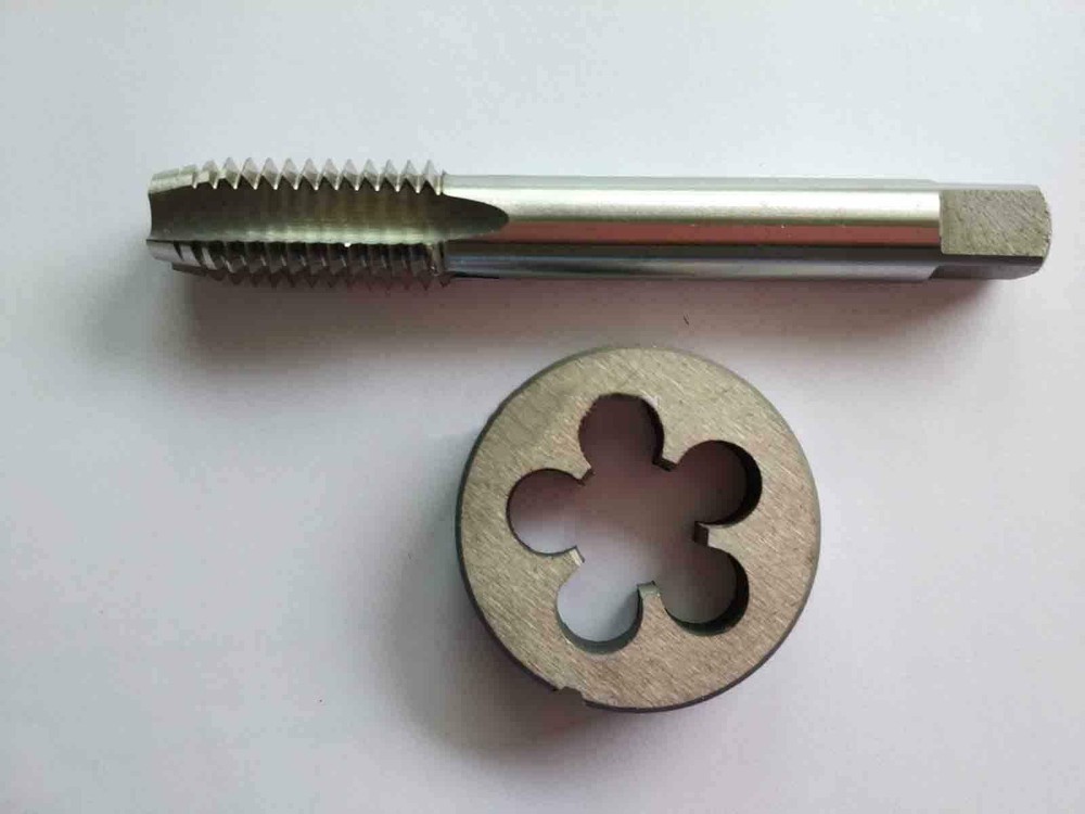 New 1 set 6V1 Schrader Tyre Valve Thread tap and Die Threading Tool