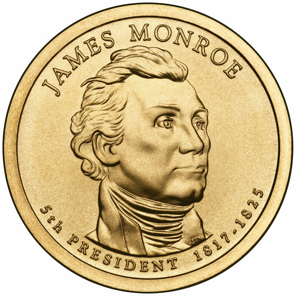 2008-D JAMES MONROE PRESIDENTIAL DOLLAR - Brilliant Uncirculated