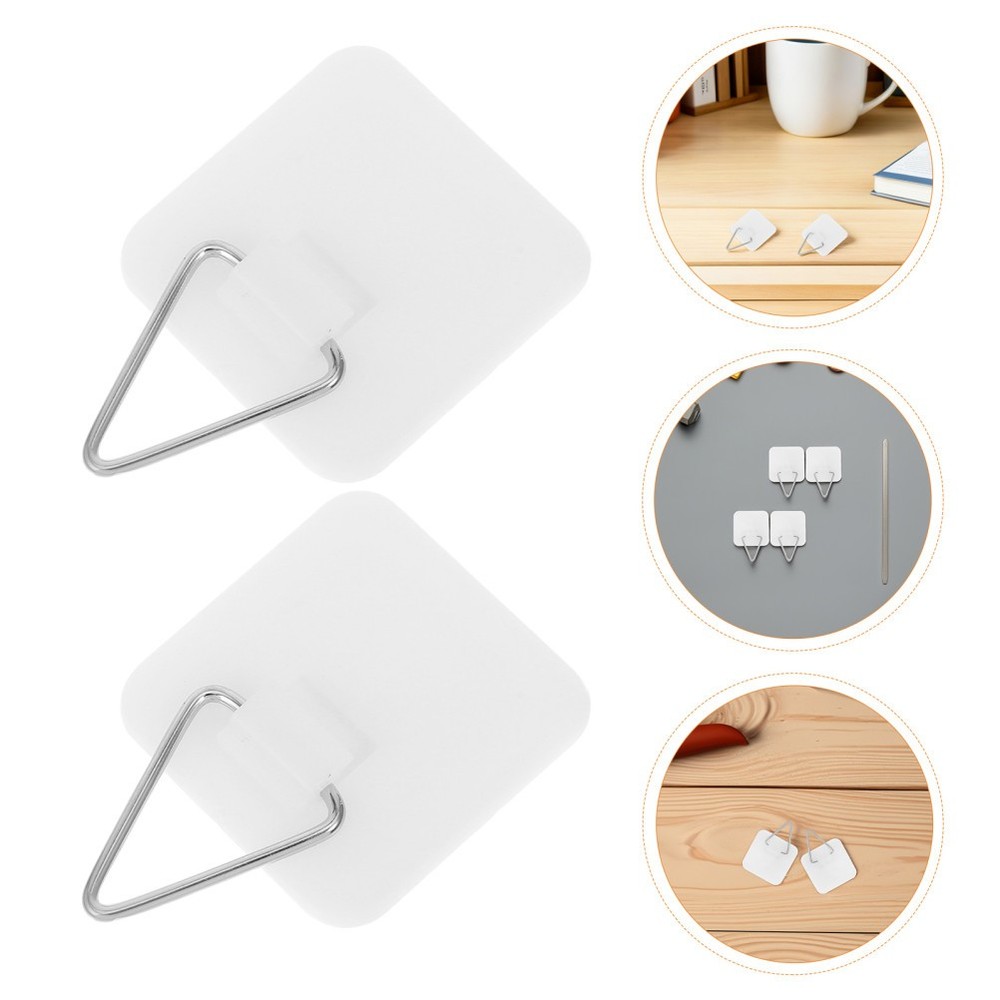 40 Pcs Plate Hanger for Wall Adhesive Hooks Plates Holders Display