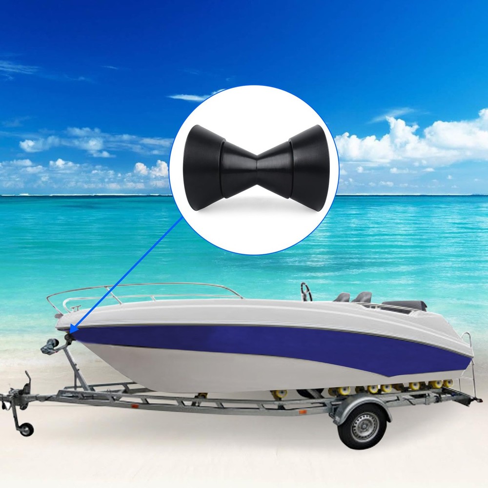 Boat Trailer Roller 3inch,Boat Rollers for Trailer,Bow 3inch, Black