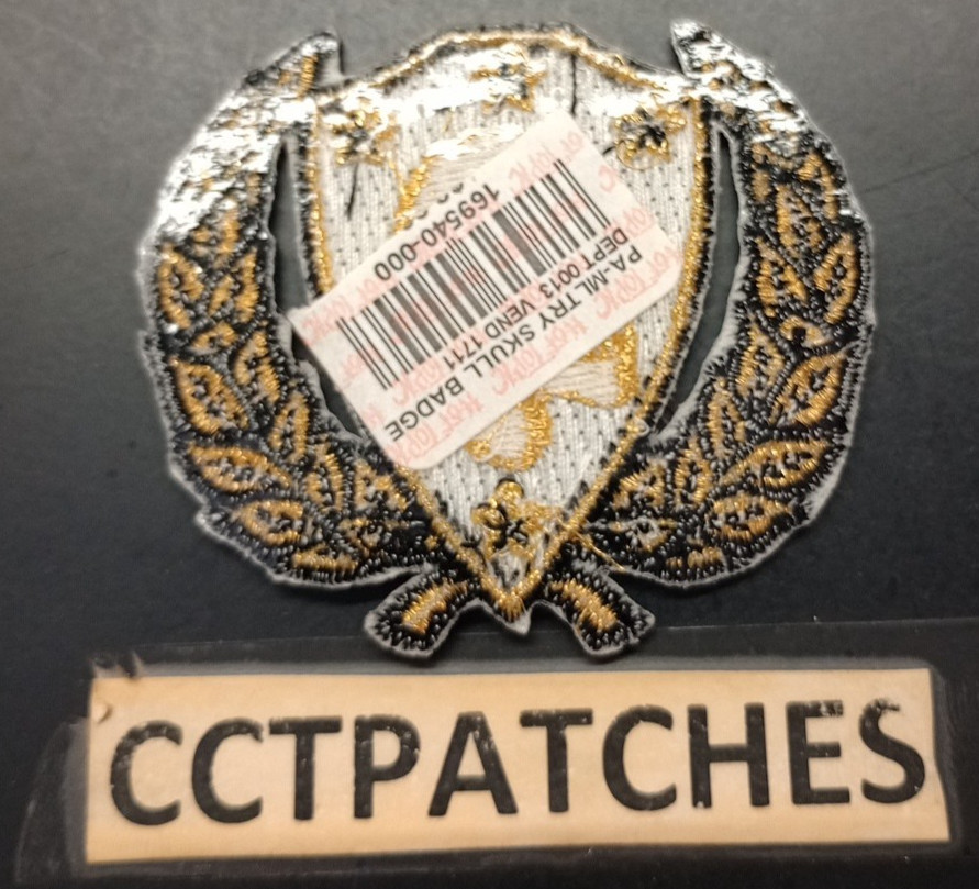 PA MILITARY SKULL PATCH