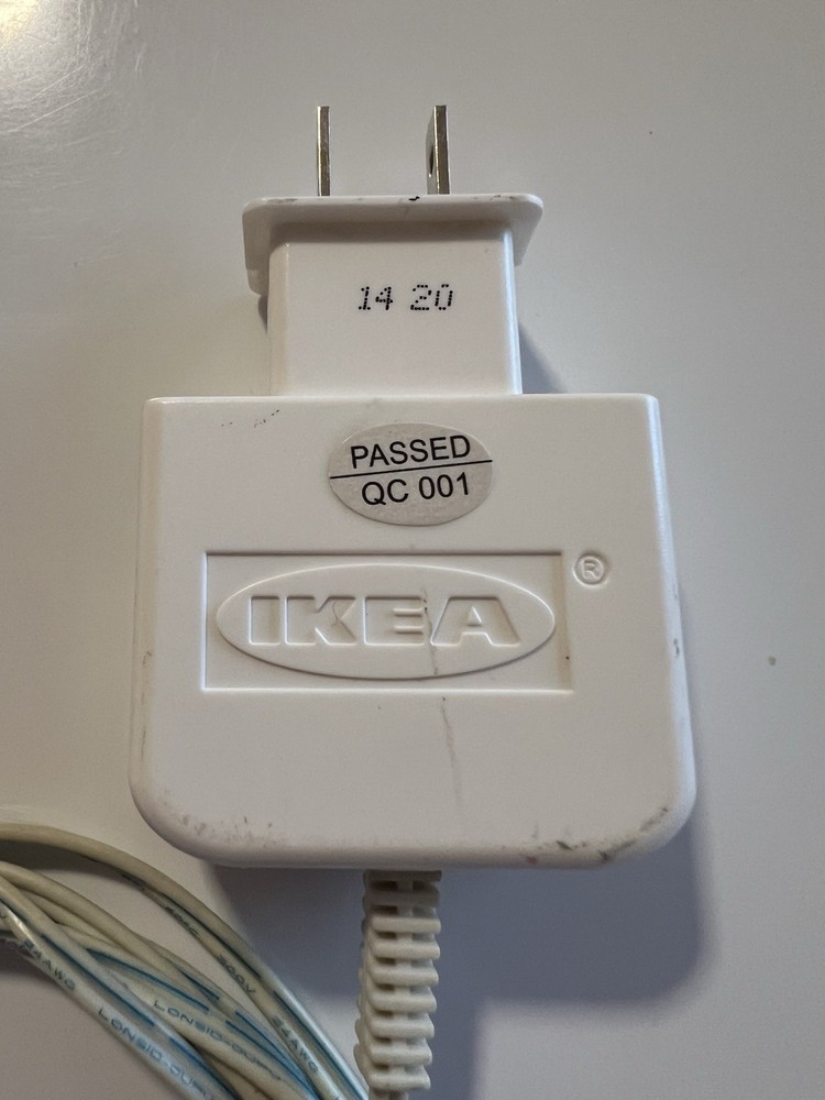 IKEA Spoka Night Light Power Adapter 5V 500mA Replacement Cord Charging Cable