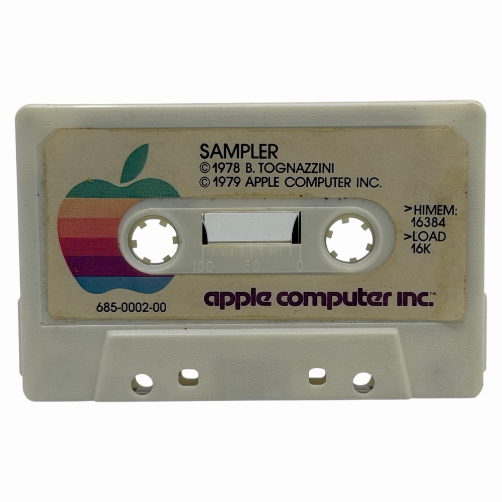 Alignment Test Tone & Sampler (Apple II, 1979) Vintage Computer Program Cassette