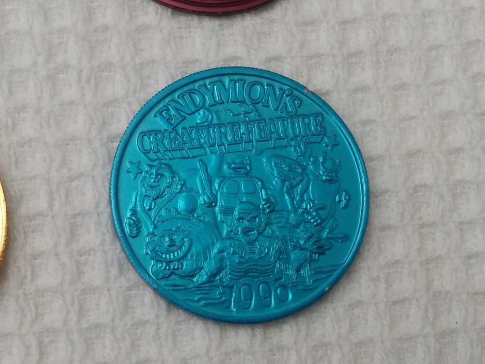 Vintage 4 Tokens All Different #003