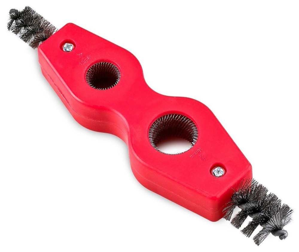 4 in 1 Fitting Cleaning Brush Tool 1/2" 3/4" Inner & Outer Copper Tubes & Pipes