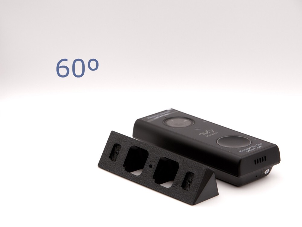Eufy corner mount bundle (30º, 45º, 60º) for Wireless Eufy Doorbell E340