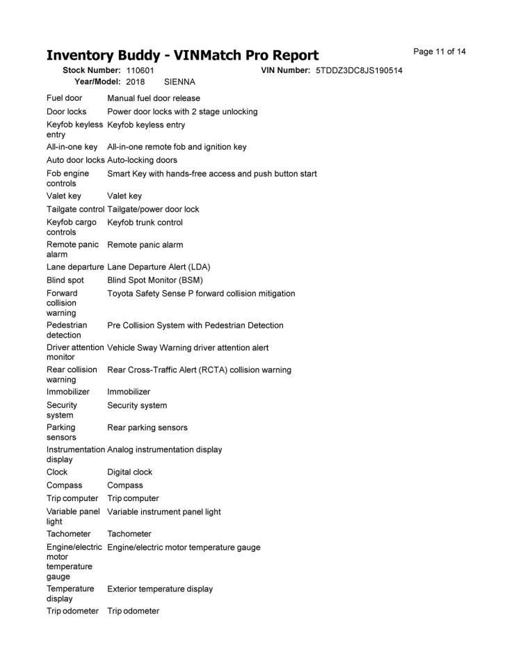 Seat Belt Front Bucket Pre-crash System Passenger Fits 18-20 SIENNA 10324688