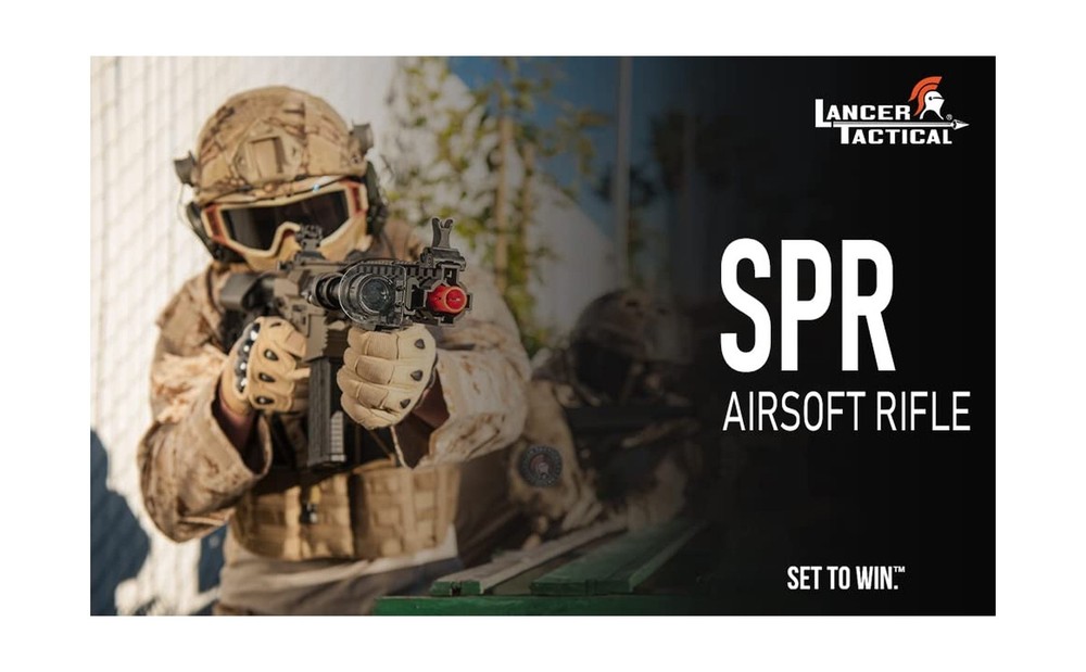 Lancer Tactical Gen 2 Durable Airsoft M4 SPR Interceptor AEG Polymer- Full/Se...
