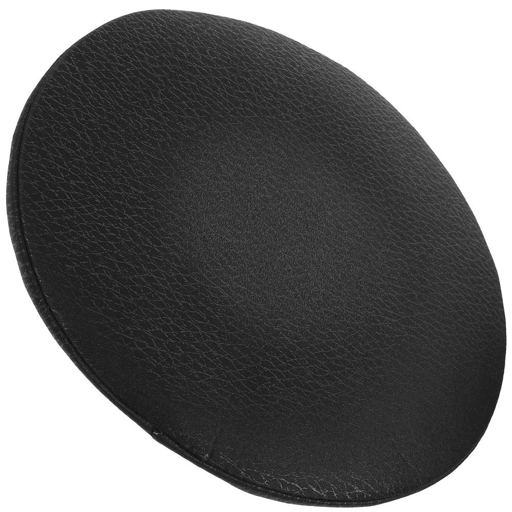 Round Stool Cushion Cover Black Slip Resistant Elastic Protector