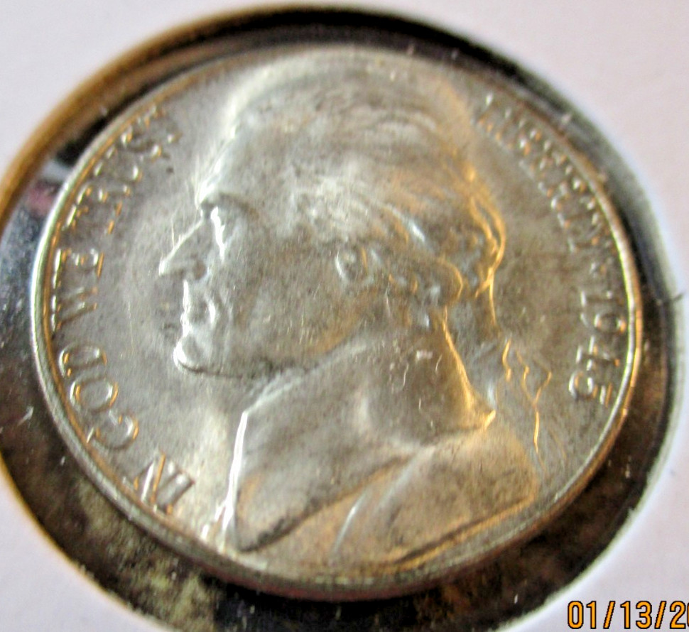 1945-S JEFFERSON NICKEL GEM AA