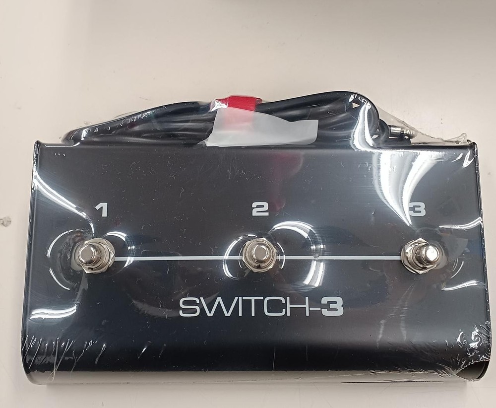 TC-Helicon Switch-3 3-Button Footswitch with Cable - Used