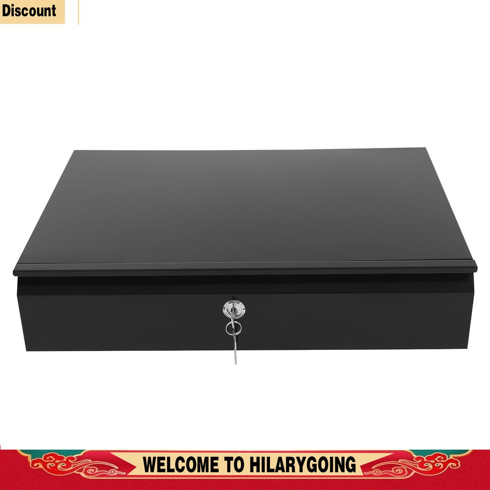 Slide Out Cabinet Drawer Pull Out Under Desk Drawer For Office With Lock Black