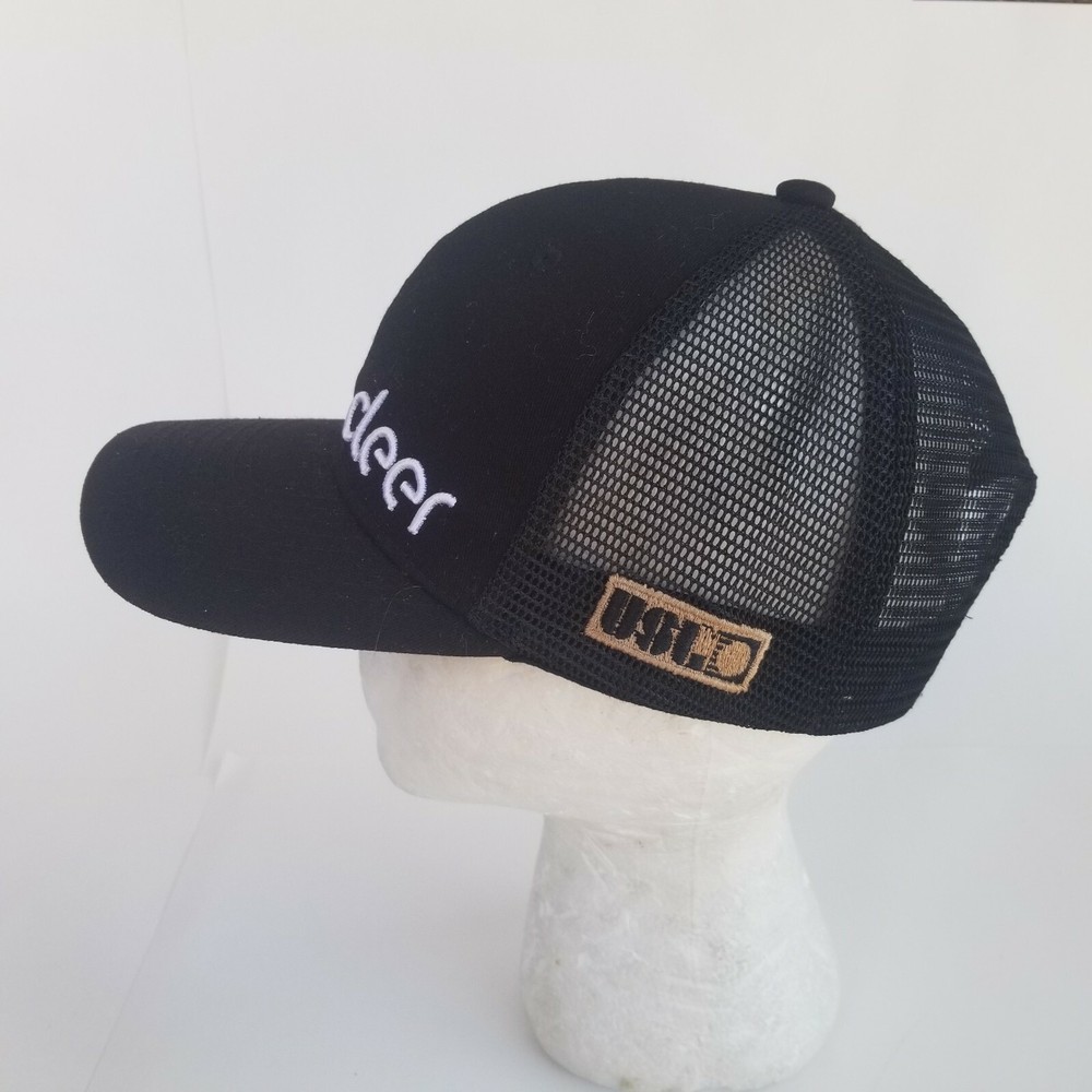 Cleer Audio Hat Cap Baseball Black Snapback Trucker Mesh