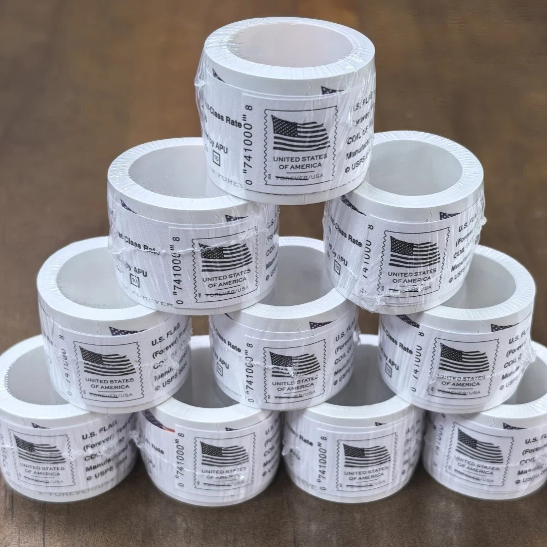 10 rolls of 100, 2025 Free Shipping Total 1000 Fast free shipping