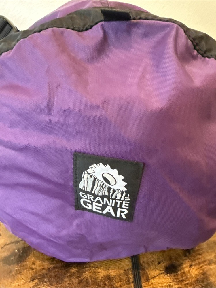Granite Gear Round Rock Solid Compression Stuff Sack 22L Large Purple EUC