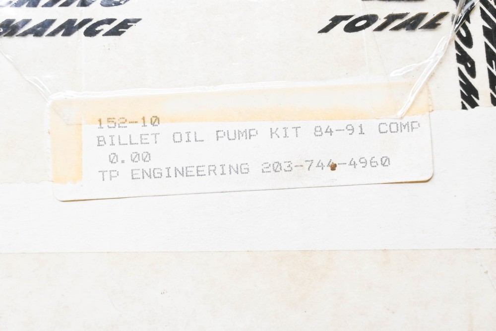 Total Performance Engineering 152-10 Oil Pump Assembly & Gears