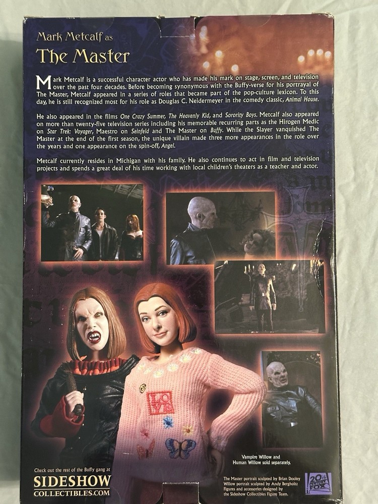 The Master Sideshow Buffy The Vampire Slayer MIB