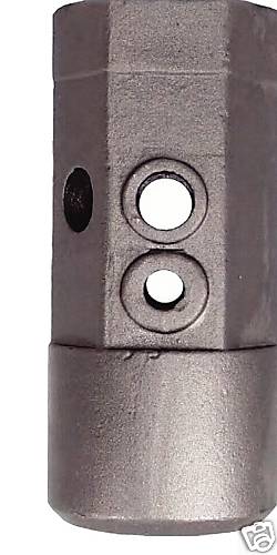 Skidsteer Auger Repair Hub 2" HEX