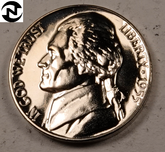 1955 Jefferson Nickel ~ Gem Proof ~ Better Date ~ 1 Coin