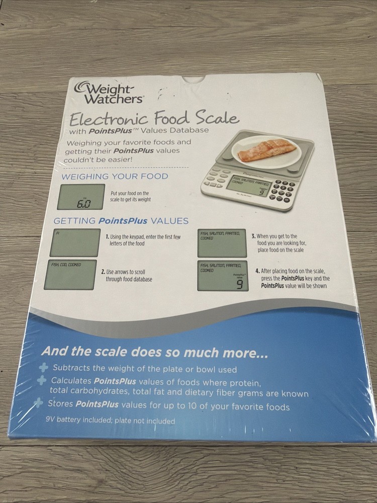 Weight Watchers Electronic Food Scale w/ PointsPlus Values Database Sealed!