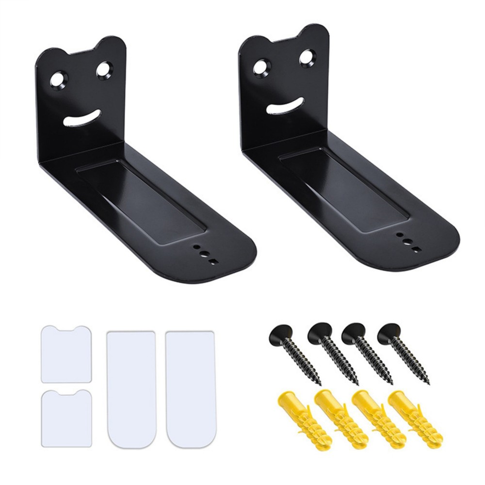 Universal Sound Bar Wall Mount Bracket Kit Easy Install with Hardware Included
