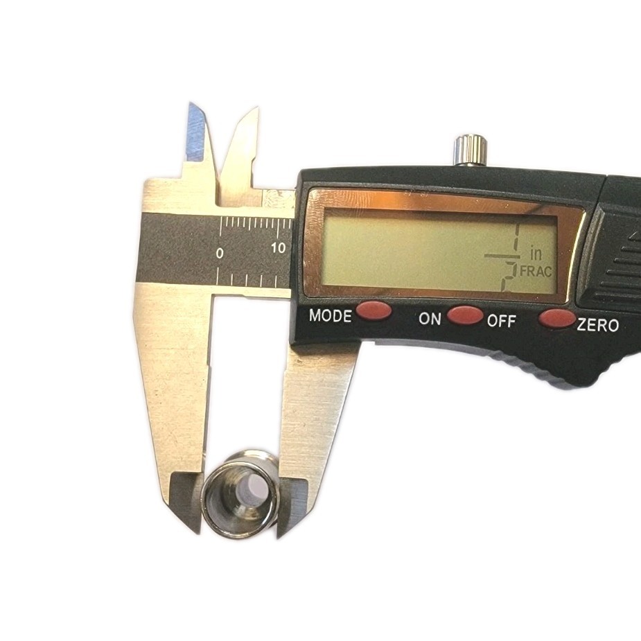 3/8 X 1/2 Stainless Steel Reducing Barb Splicer Fitting