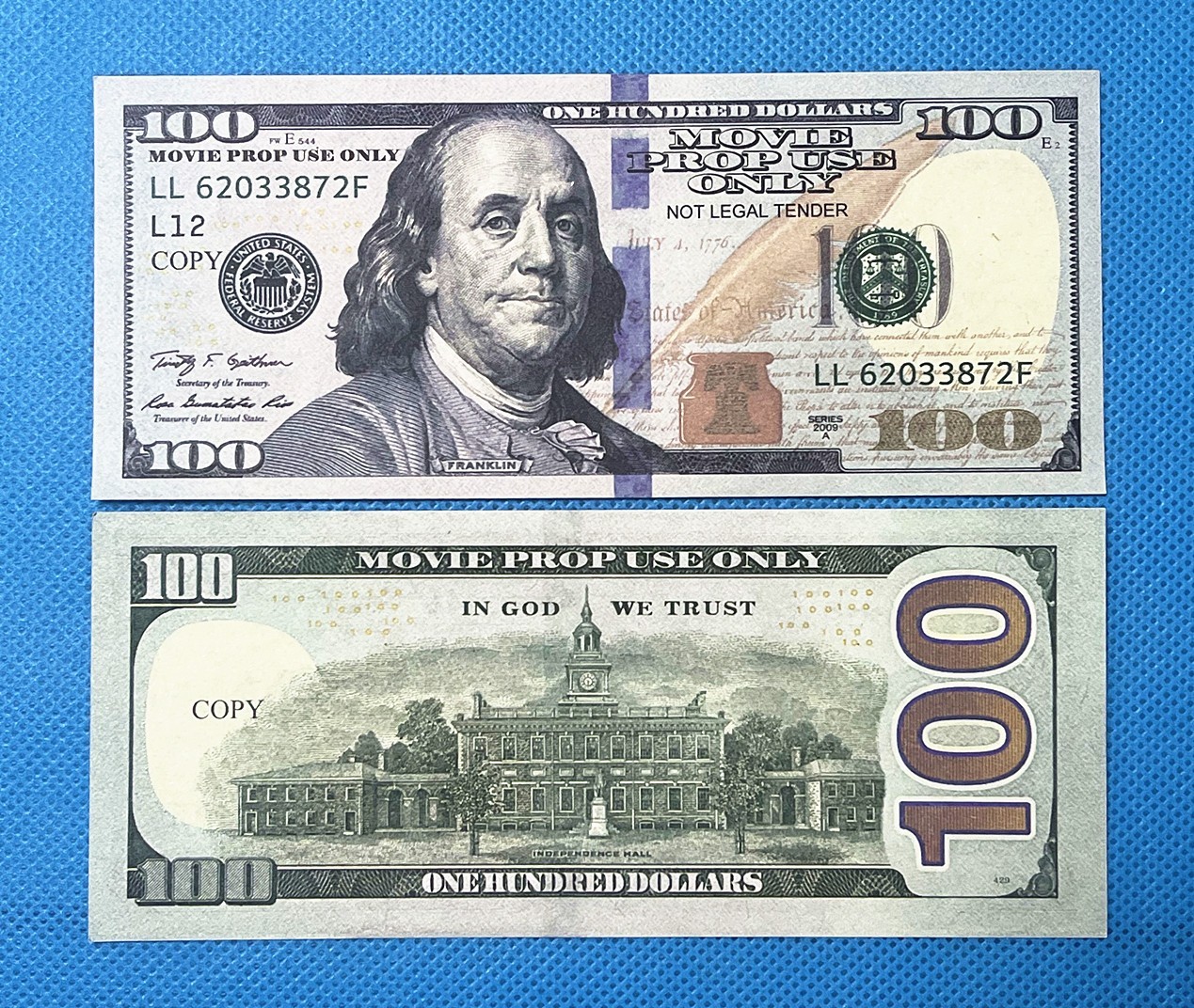 300 pcs movie prop toy money play fake bills for video, Learning Education Toys