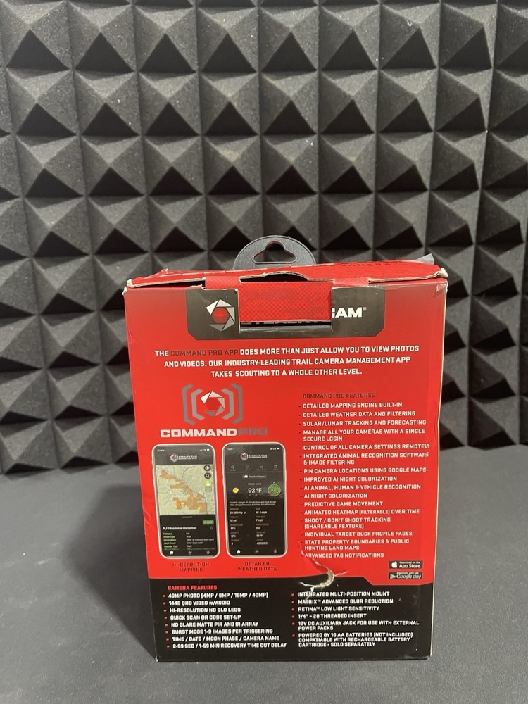 Stealth Cam Deceptor Max 40MP Cellular Trail Camera STC-DCPTRX-W Open Box