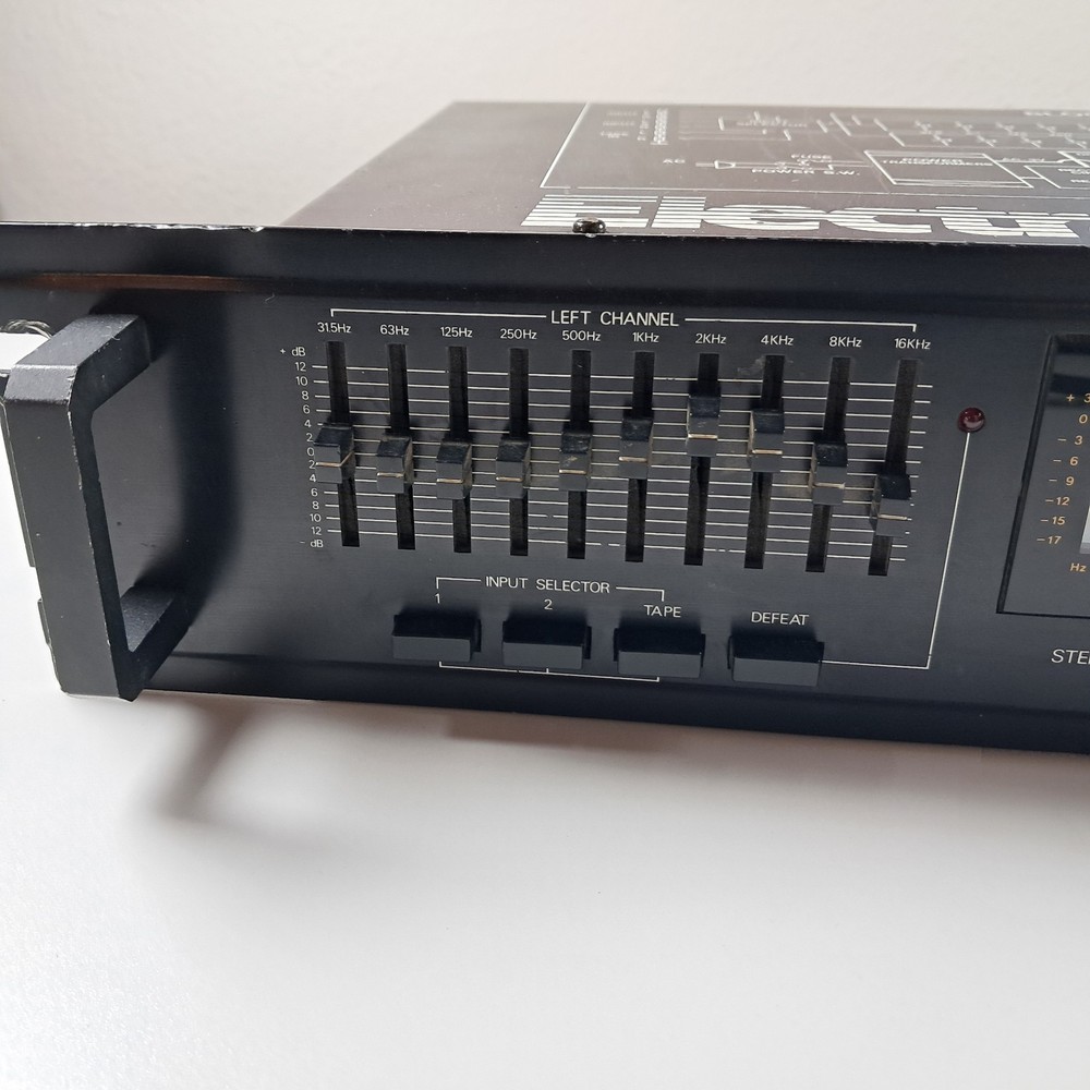 Electra 535GA Stereo Graphic Equalizer Spectrum Analyzer LED Display Hi-Fi Audio