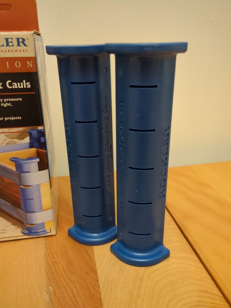 Rockler 1/2" Box Joint Cauls, 4-Pack, Blue