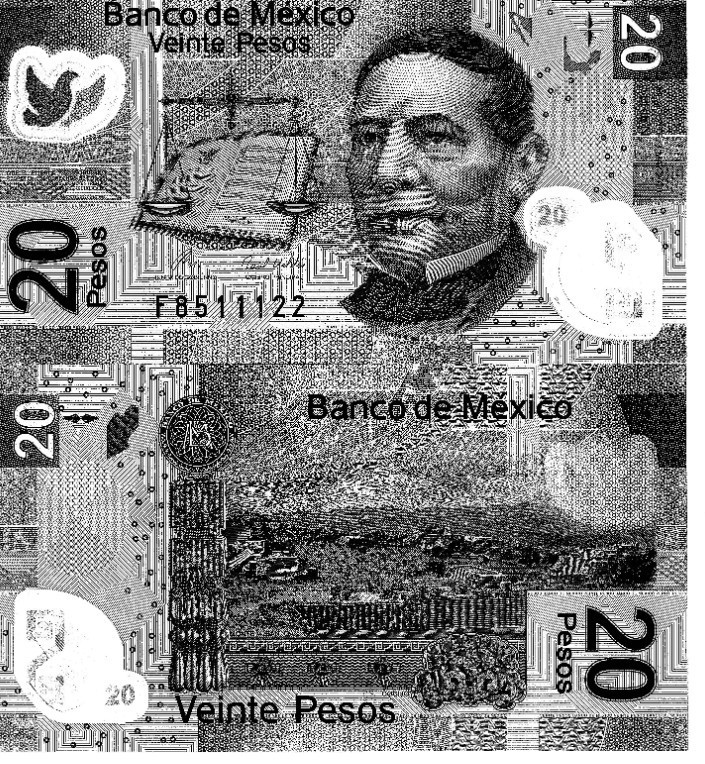 2016 MEXICO Circulated Polymer 10 Pesos Banknote!