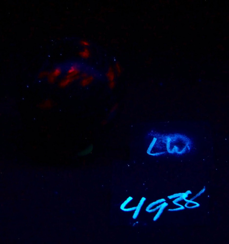 Fluorescent Ruby in Zoisite 50mm Sphere for Home Decor or Gift Idea 4938