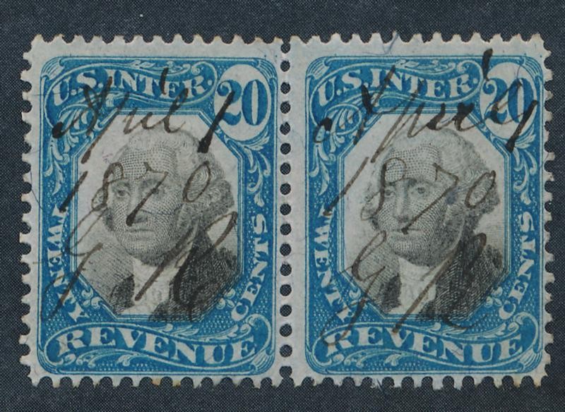 UNITED STATES (US) R111c USED FINE PAIR