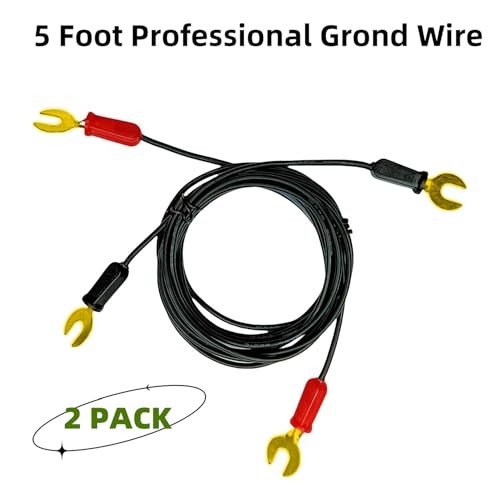 Professional Ground Wire, 2 Pack Ethernet Patch Ground Cord, Copper Solder