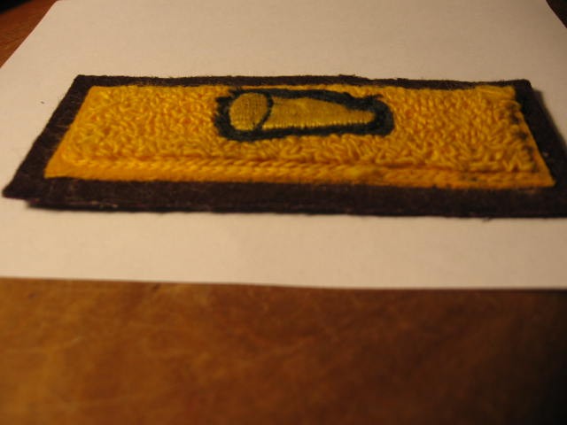 vintage handmade Cloth patch Megaphone