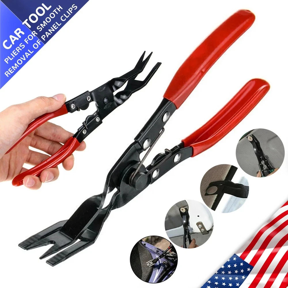 Car Trim Clip Removal Pliers Panel Fascia Dash Upholstery Van Door Remover Tools