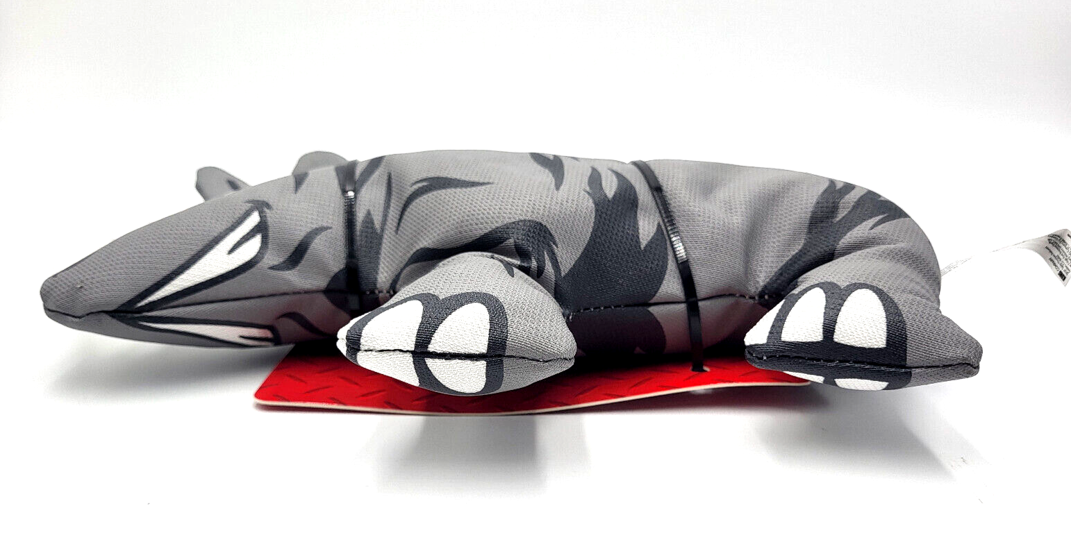 KONG Maxx Rhino Large Durable Squeaky Strong Fabric Dog Fetch Toy 12x9"