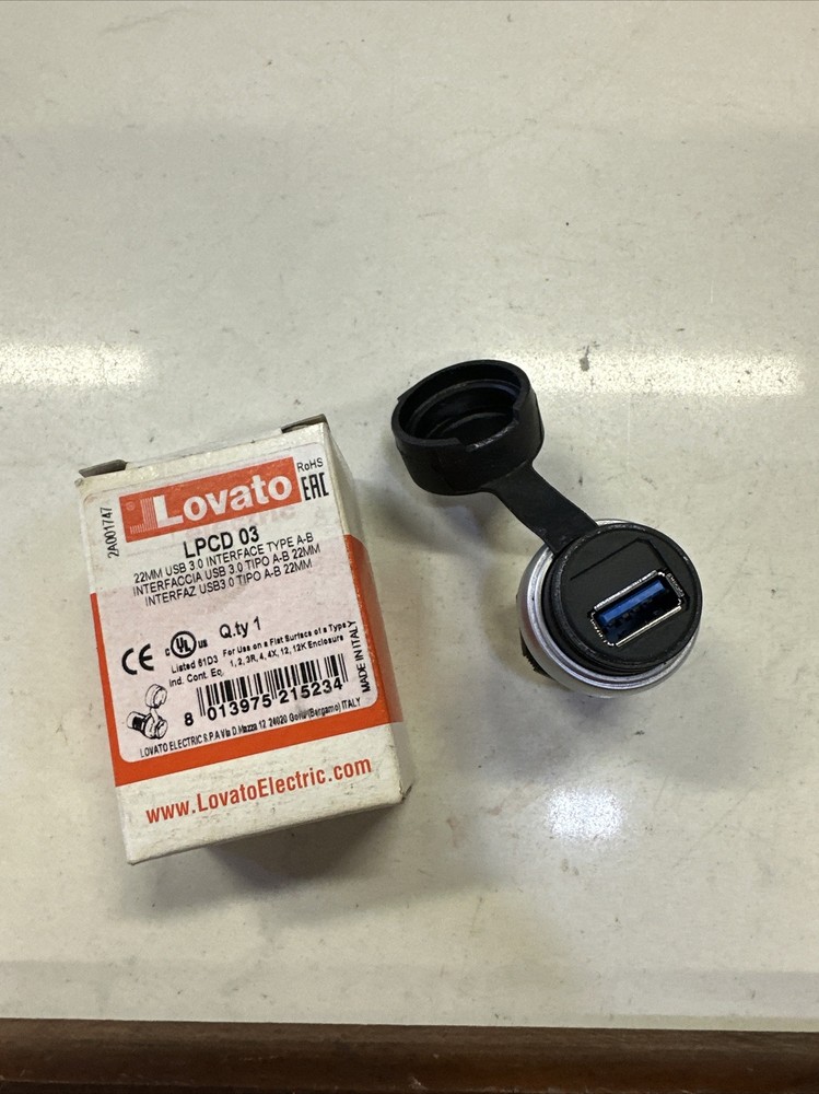 Lovato USB Interface 22MM LPCD 03 Brand New Type A-B