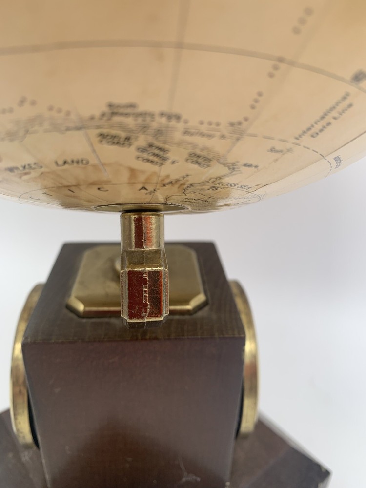 Vintage Replogle Globe Weather Station Thermometer Barometer Hygrometer