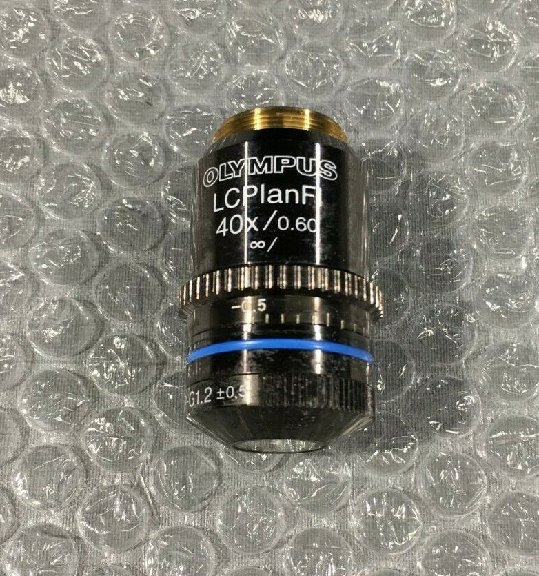 Olympus LCPlanFl 40x/0.60 CAP-G1.2 0.5 Microscope Objective Lens