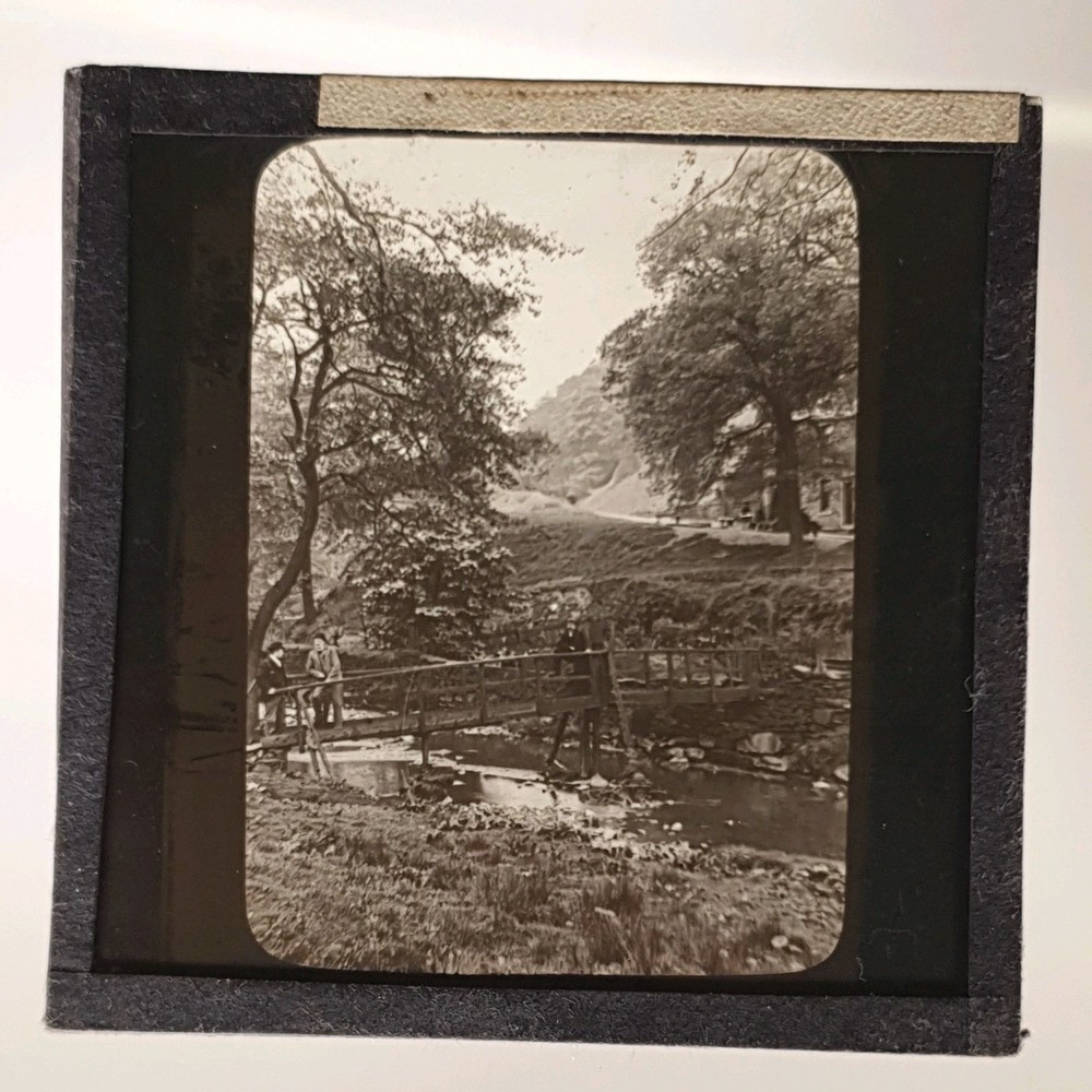 Antique Magic Lantern Glass Slide