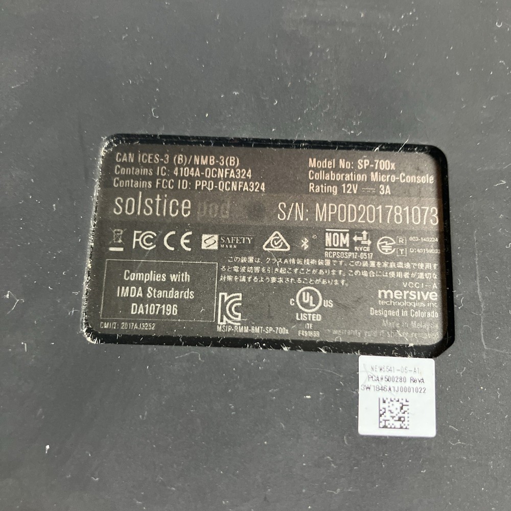 Solstice Pod SP-700X Wireless Presentation System w/ Power Supply