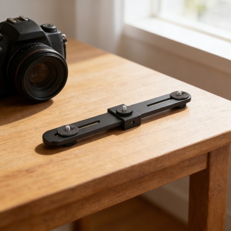 Professional 1/4inch Screw Mount Splitter For Camera Flash Light Stand Mounting