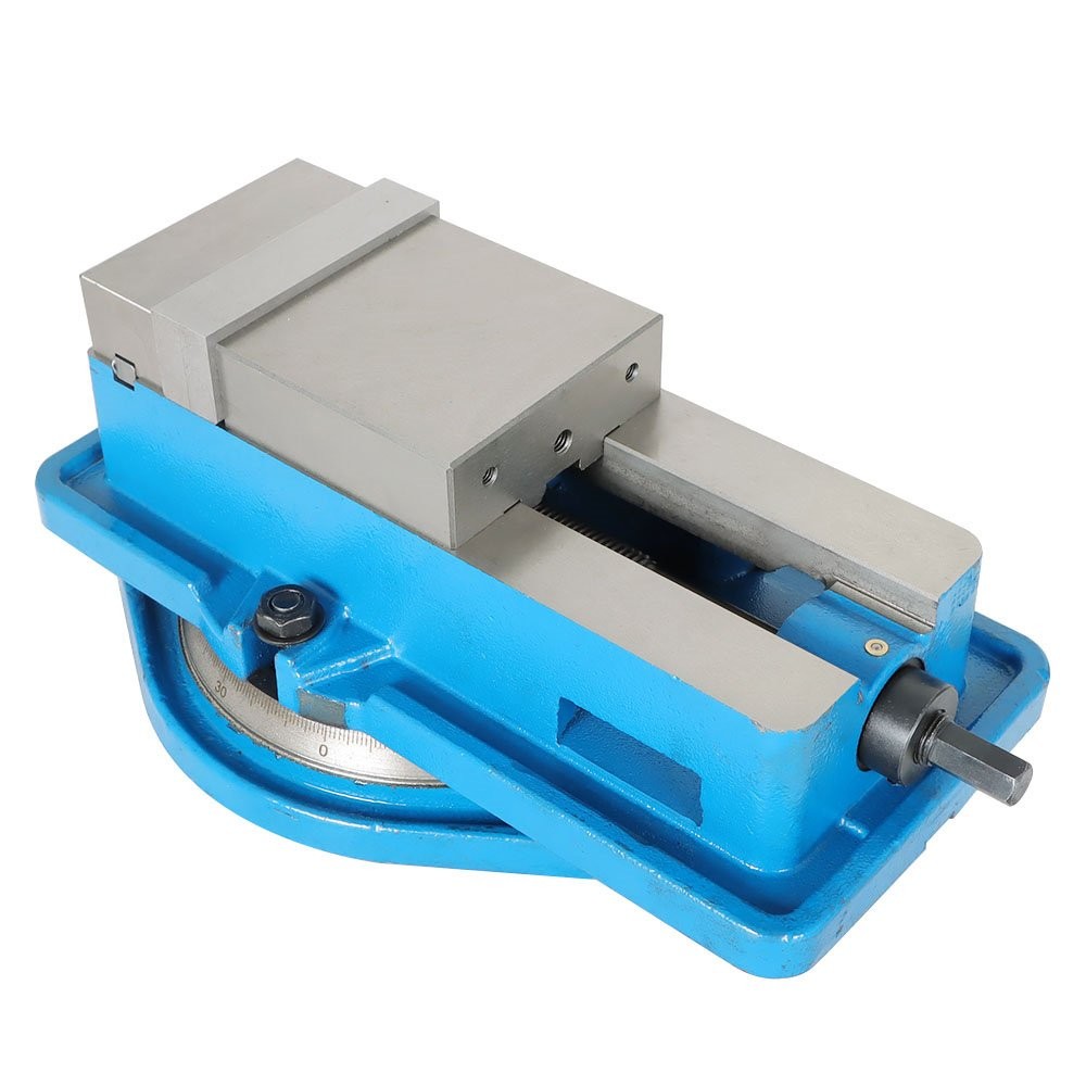 Precision 4'' Lockdown Vise CNC Milling Machine Bench Clamp With 360 Swivel Base