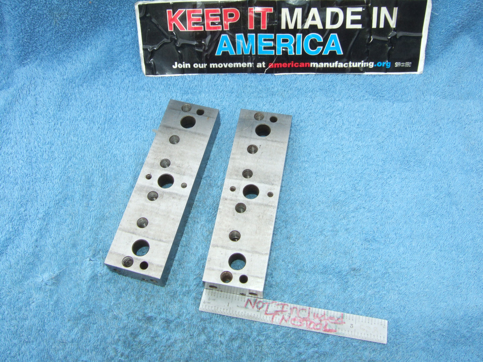 PARALLELS STEP (2) BLOCKS TAPPED MACHINIST TOOLMAKER PRECISE SURFACE GRIND MILL