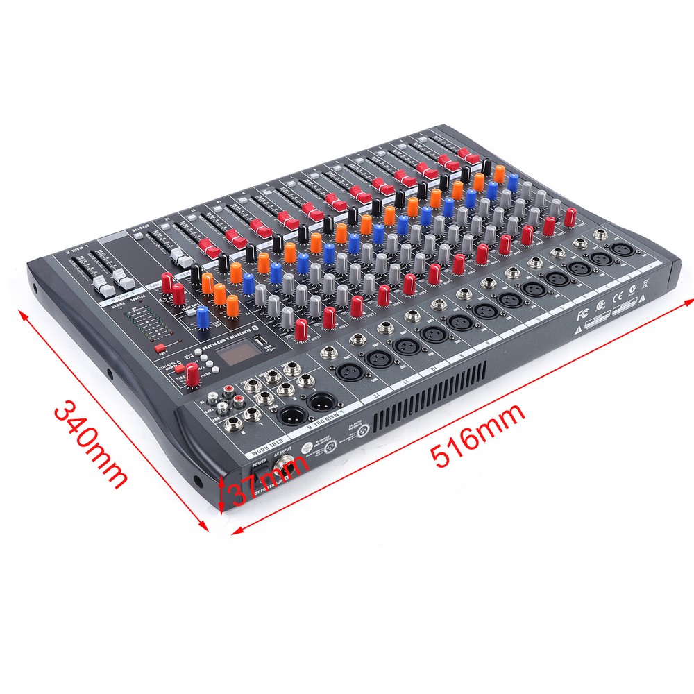 Pro Audio Equipment Live&Studio Mixers 12-channe Stage Analog Effect Processor