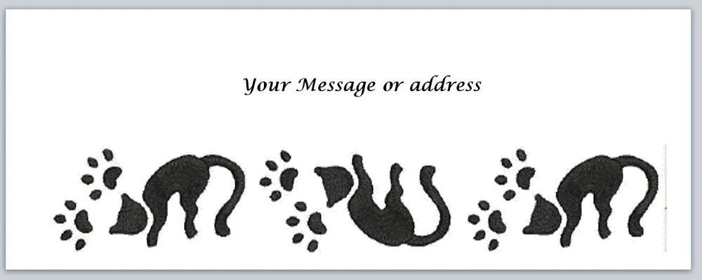 30 Personalized Address Labels Cats (CT 234)