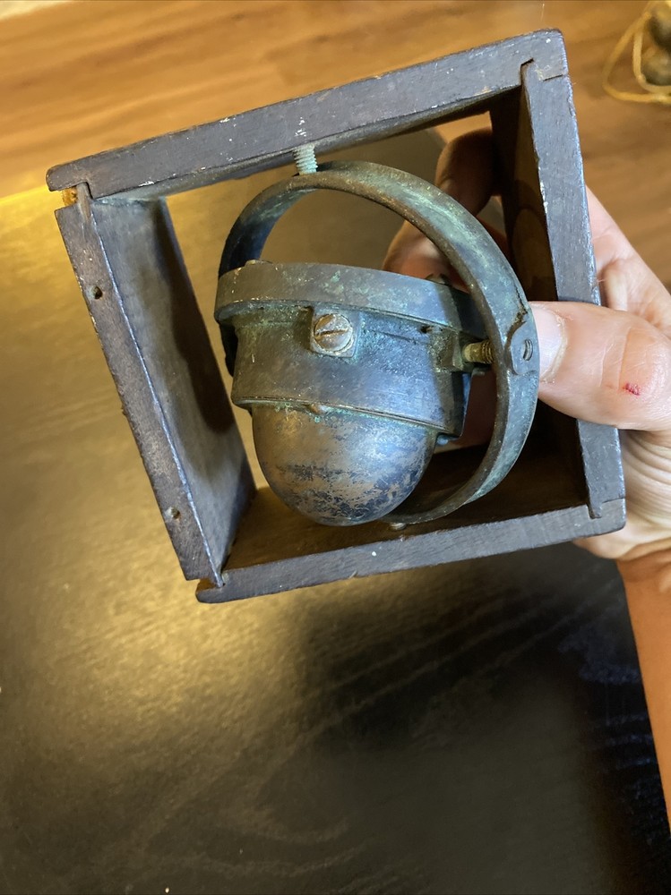 Antique Nautical Maritime Ship Boat Compass, As Is
