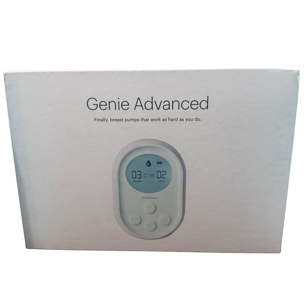 Pumpables Genie Advanced Portable Breast Pump + 2 Liquid Shield System Acc Kit