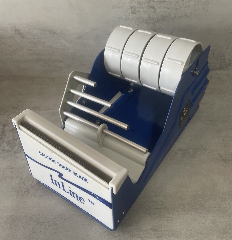 InLine SL7346 4" Multi Roll Tape Dispenser Table Top Weighted Base